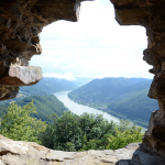 Ausblick von der Burgruine Aggstein